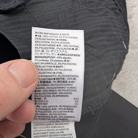 Gap Women's Crop Flair High Rise Black Wash Jeans Size 27 Petite NWT - Picture 11 of 11